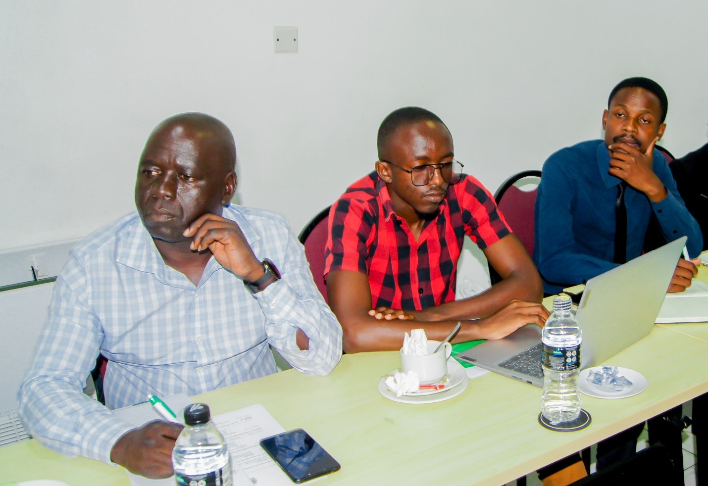 Clerks duting case management lesson by Malawi Judiciary